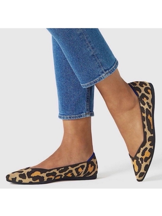 Rothy's Shoes - Rothy’s The Pointed Ballet Flat - Big Cat Leopard Print - Women’s Size 10